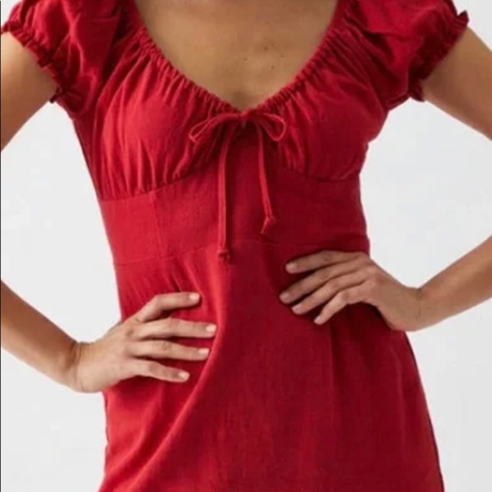 Cute red dress